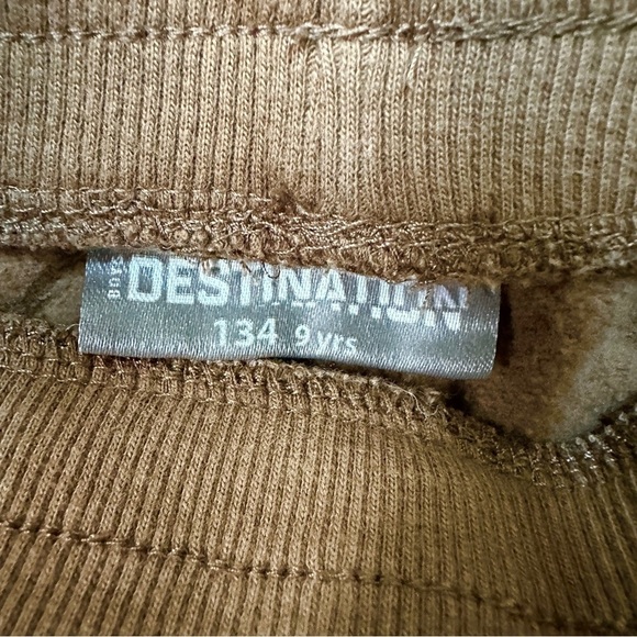 ⭐️ 5 for $25 Kids Light Brown Jogger Pants with Drawstring and Pockets 134 cm - Picture 5 of 8